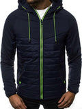 Men's Athletic Full Zip Up Hooded Jackets for Winter