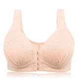 Front Closure Soft Cozy Wireless Bra For Women