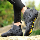 Lightweight Plus Size Outdoor Hiking Textile Breathable Shoes