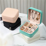 Portable Travel Flannel Jewelry Storage Box