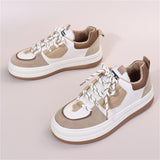 Women's New Round Head Running Leisure Cashmere Board Shoes