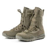 New Men's Casual Outdoor Army Boots Breathable Sage Green Non-Slip Boots