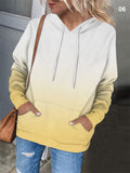 Women's Trendy Gradient Color Oversized Pullover Hoodies