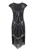 Pretty Sequin Fringed Gatsby 1920s Dress For Party