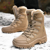 Winter Super Warm Plus Size Motorcycle Plush Boots