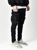 Men's Cool Slim Fit Cargo Denim Pants