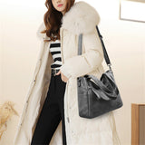 New Casual Soft Solid Color Handbags For Women