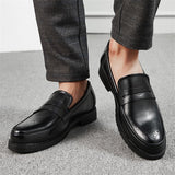 Men's British Gentleman Upper Hollow Out Design Business Shoes