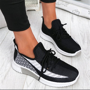 Sporty Breathable Mesh Jogging Shoes For Women