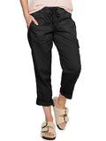 Women's Summer Comfort Drawstring Casual Cargo Pants