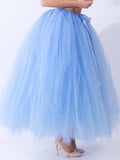 Casual Fashion Multiple Layers One Size Long Tulle Skirts