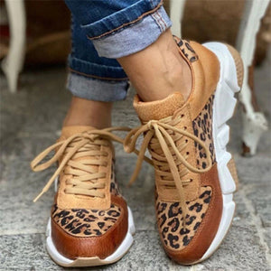 New Breathable Round Toe Bordered Elastic Band Lace Up Shoes