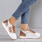 Wearable Lace Up Round Toe Comfort Athletic Shoes for Women