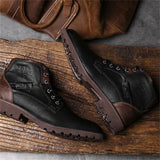Men's Vintage Plus Size Outdoor Desert Martin Boots