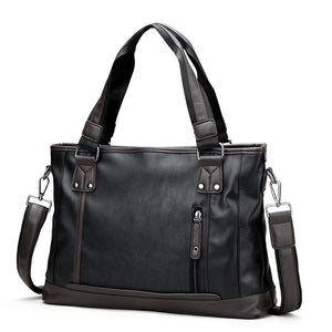 Stylish High Quality Durable PU Leather Handbags for Men