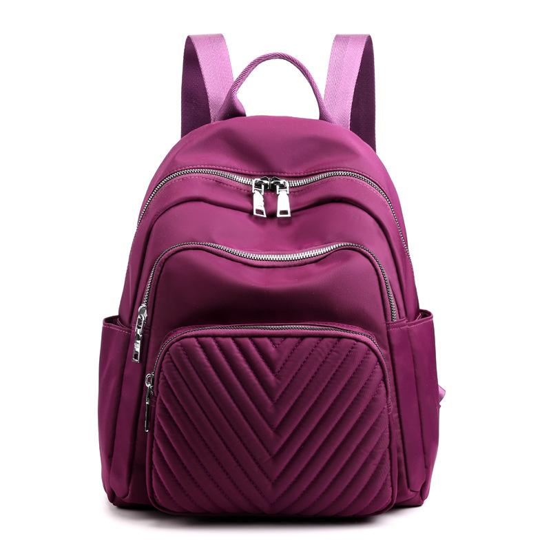 Great Simple Design Single Flat Top Handle All-Around Zip Fastening Backpack