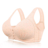 Front Closure Soft Cozy Wireless Bra For Women