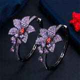 Popular Exquisite Classy Floral Drop Earrings For Women