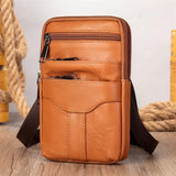 Men's Crossbody Bag Leather Shoulder Bag