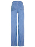 Women's Campus Style Fashion Youth Straight-Leg Denim Jeans