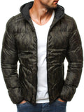Personalized Camouflage Hooded Long Sleeve Men's Fashion Casual Coat