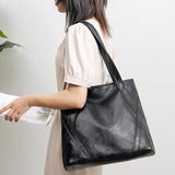 New Fashion Large Capacity Retro Soft PU Leather Handbags