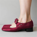 Vintage Comfy Round Toe Mary Jane Shoes