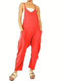 Women's Casual Comfy Baggy Spaghetti Jumpsuits for Summer