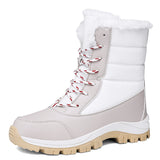 Women's Winter Fashion Non-Slip Warm Plush Windproof Long Boots