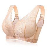 Women's Plus Size Big Cups Wireless Push Up Bra