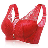 Women's Plus Size Big Cups Wireless Push Up Bra