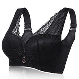 Women's Plus Size Big Cups Wireless Push Up Bra