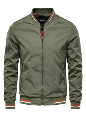 Male Popular Windproof Lightweight Thin Zipper Jacket