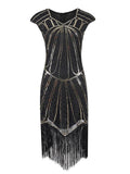 Pretty Sequin Fringed Gatsby 1920s Dress For Party