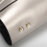 Elegant Lady Simple Style Genuine Leather High Capacity Zipper Handbags