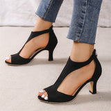 Summer Fashion Peep Toe High Heel Dressy Sandals for Women