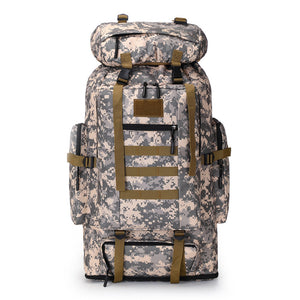 Men's Outdoor Camping Extra Large Military Camouflage Travel Backpack