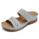 Women's Fashion Soft Slip On Wedge Sandals