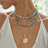 Boho Summer Choker Necklace For Women