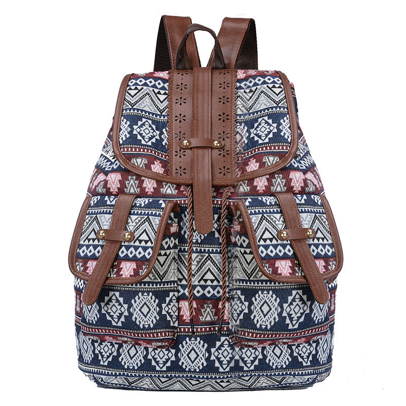Fashionable European American Casual Soft Women's Backpack