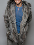 Men's Winter Trendy Thermal Mink Fur Coat
