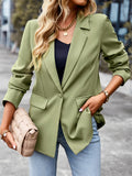 Casual Solid All Match Office Lady Formal Suit Coats