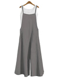 Women’s Loose Fit Wide Leg Jumpsuit Dungarees