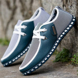 Breathable Lightweight Low-Cut Lace-Up Non Slip Walking Shoes