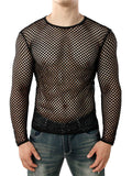 Sexy Fishnet Shirt Mens