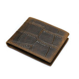 Unique Design Leather Outdoor Trend Crocodile Pattern Wallet