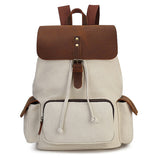 Canvas Design Unique Simple Style Backpack For Women