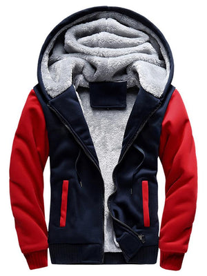 Men's Winter Warm Heavyweight Thick Sherpa Lined Hooded Coats