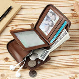 Vintage Leather Mini Wallet