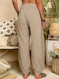 Comfy Loose Summer Cotton Linen Pants for Women
